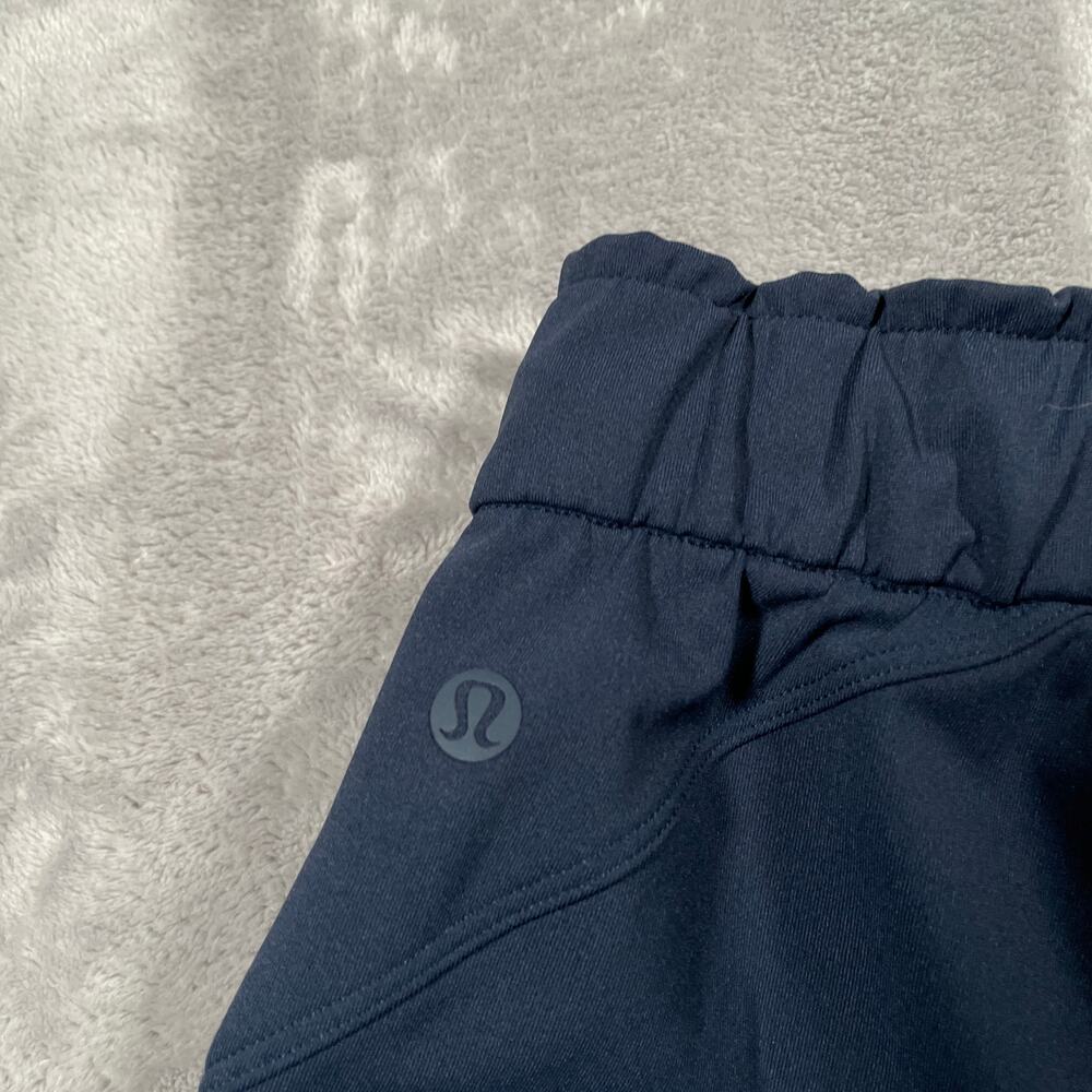Lululemon Pant 14 Blue Stretch High Rise Drawstring Pull On Athleisure Comfort - Picture 3 of 11
